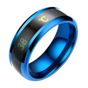 Fashion Smart Stainless Steel Waterproof Rings for Wedding Couples