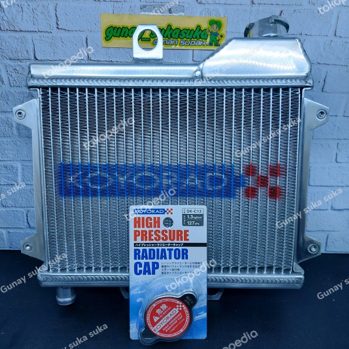 RADIATOR KOYORAD RACING NINJA R SS FULL ALUMINIUM Harga 6,805,000 rupiah*Gratis Ongkir