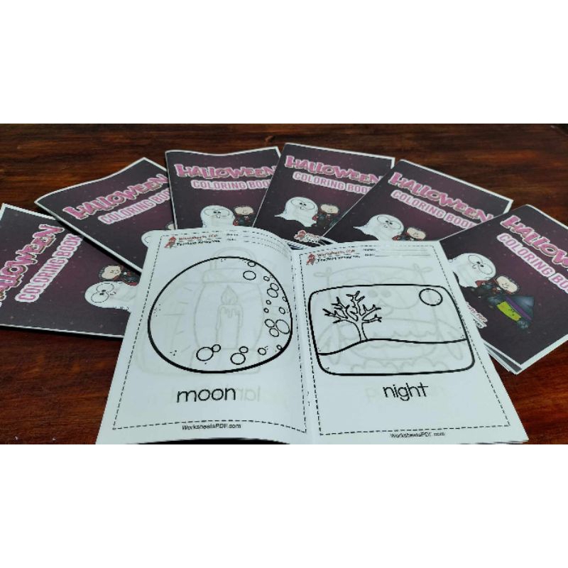 COLORING BOOKLET FOR KIDS (Papel ang Cover) 5x7 inches size