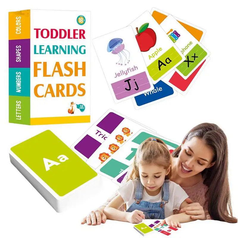 Đồ chơi Montessori bé học thẻ từ tiếng Anh Flashcards trẻ em thẻ học nhận thức giáo dục trẻ nhỏ trò chơi học tập miễn quà tặng cho bé