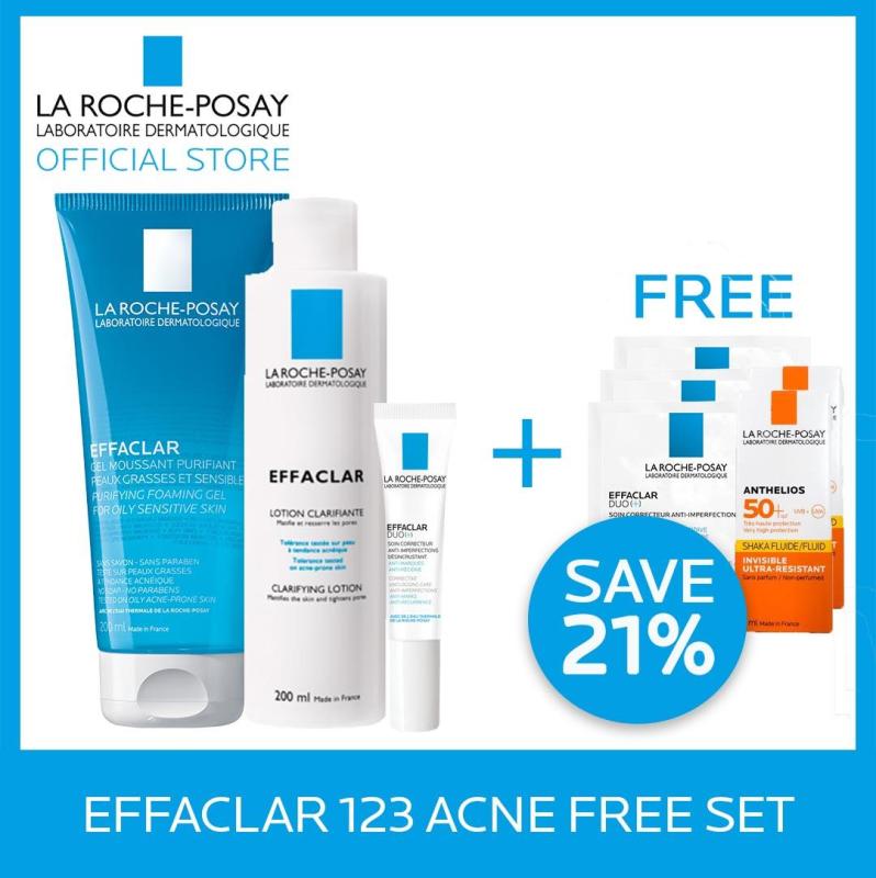 Buy La Roche-Posay Effaclar 123 Acne Free Set (worth $69.80) Singapore