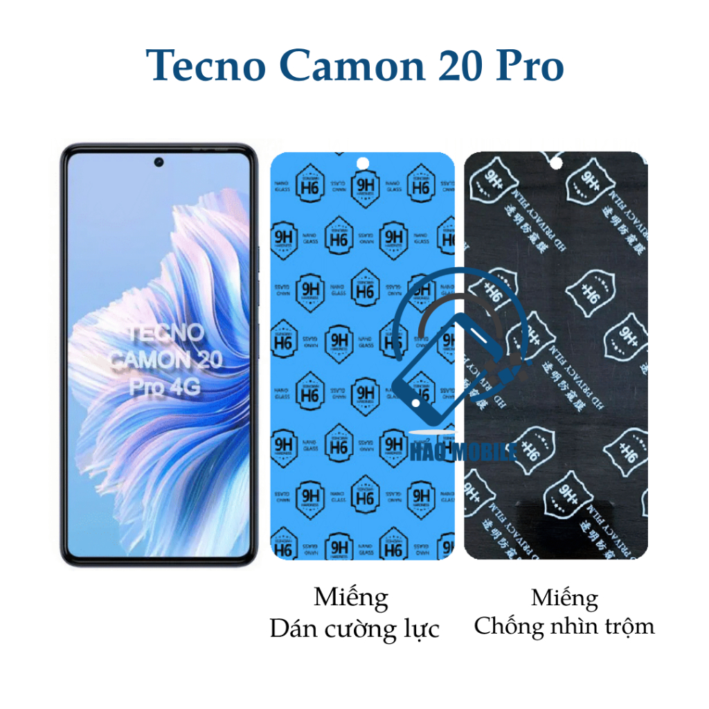 Dán cường lực dẻo nano cho Tecno Camon 20 Pro