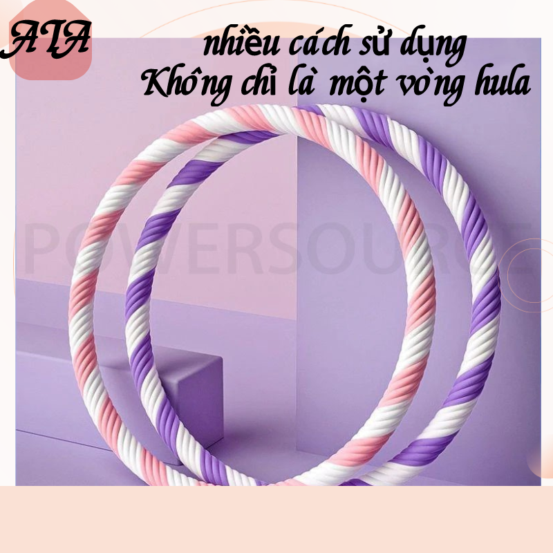 AIA Vòng lắc eo Foanm Hula hoop Giảm Mỡ Bụng