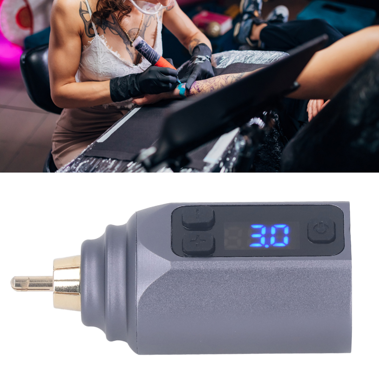 Pin máy xăm không dây Kết nối hãng pin máy xăm cho nghệ sĩ xăm hình