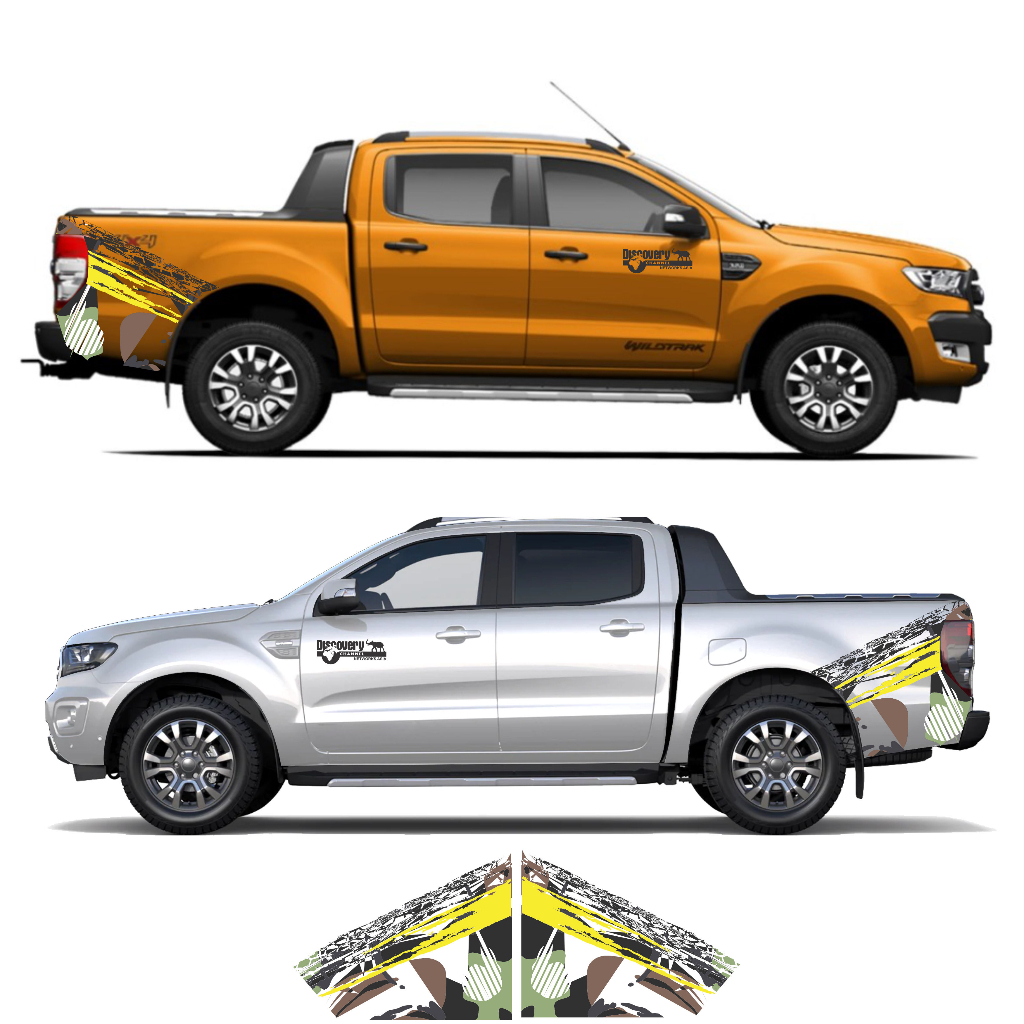 Tem dán sườn xe bán tải các dòng Mazda BT-50 Toyota Hilux Ford Ranger Isuzu d-max Mitsubishi Triton