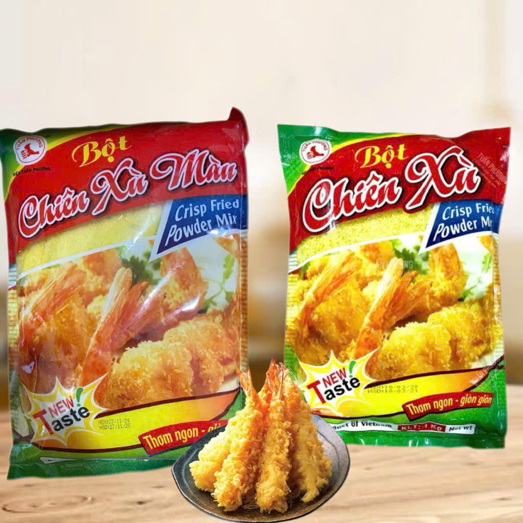 [Chính hãng] Bột Chiên Xù Tuấn Phương Trắng/ Vàng 100g