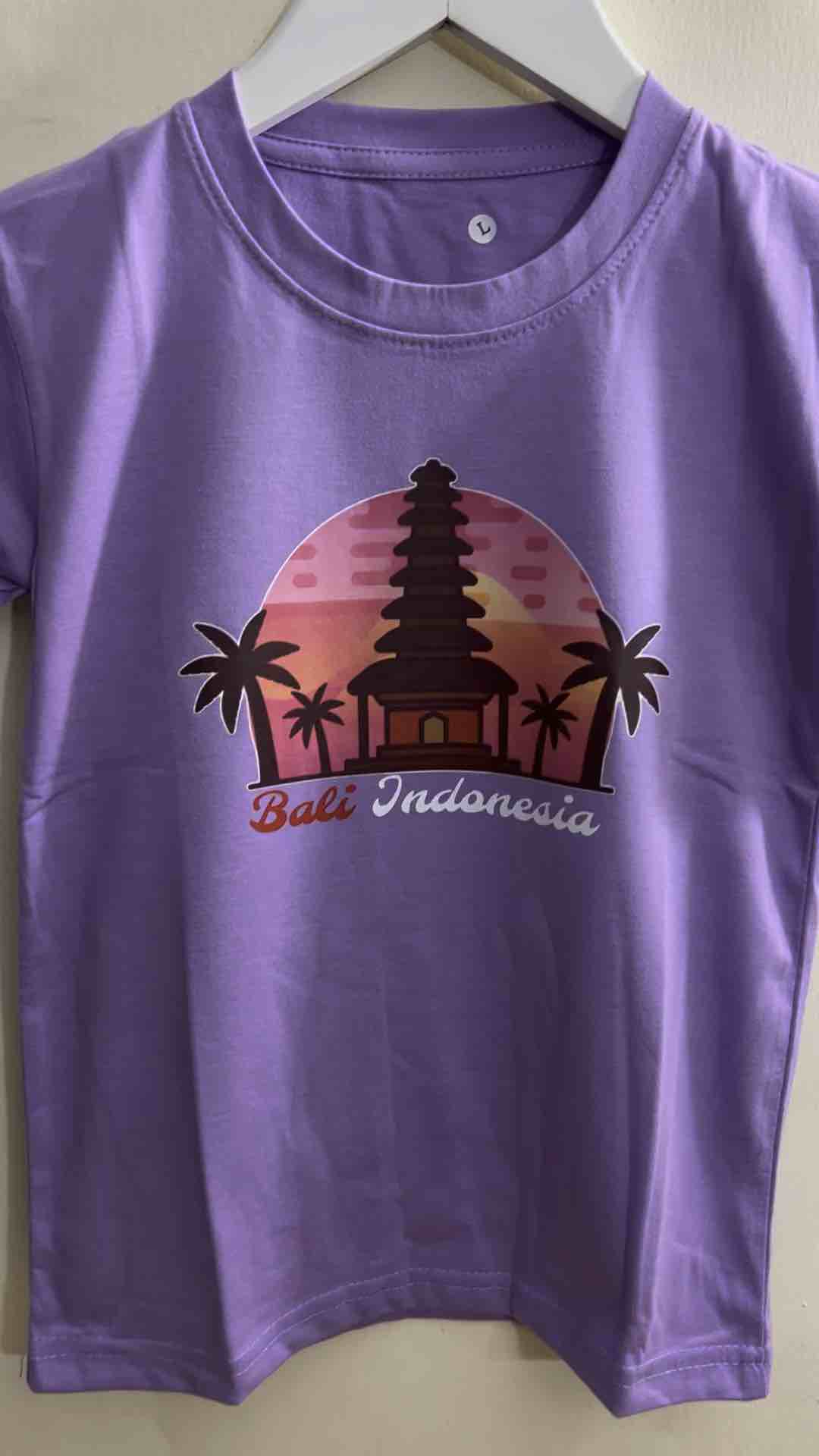 Tshirt kids kaos oblonganak laki-laki prempuan usia1-12tahun sablon CANDI KUNING BALI INDO