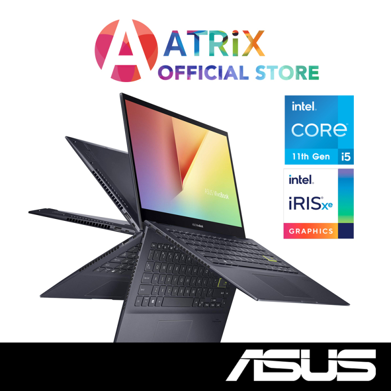 New ASUS Vivobook Flip 14 TP470EA-EC051T | 14 FHD Touch with Stylus | Intel i5-1135G7 | 8GB DDR4 | 512GB PCIe SSD | Free ASUS Pen | WIn10 Home | 2Year ASUS International Warranty