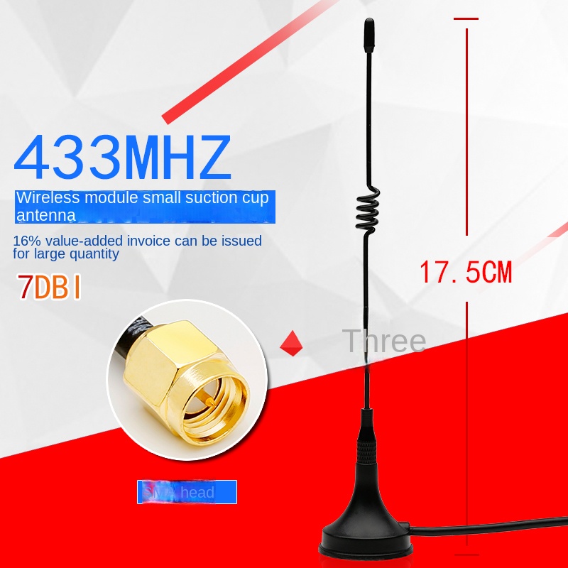 Anten LoRa 7dBi 1.5Mét - Tùy Chọn 433MHz/315MHz/470MHz | Hỗ Trợ IoT & Smart Metering