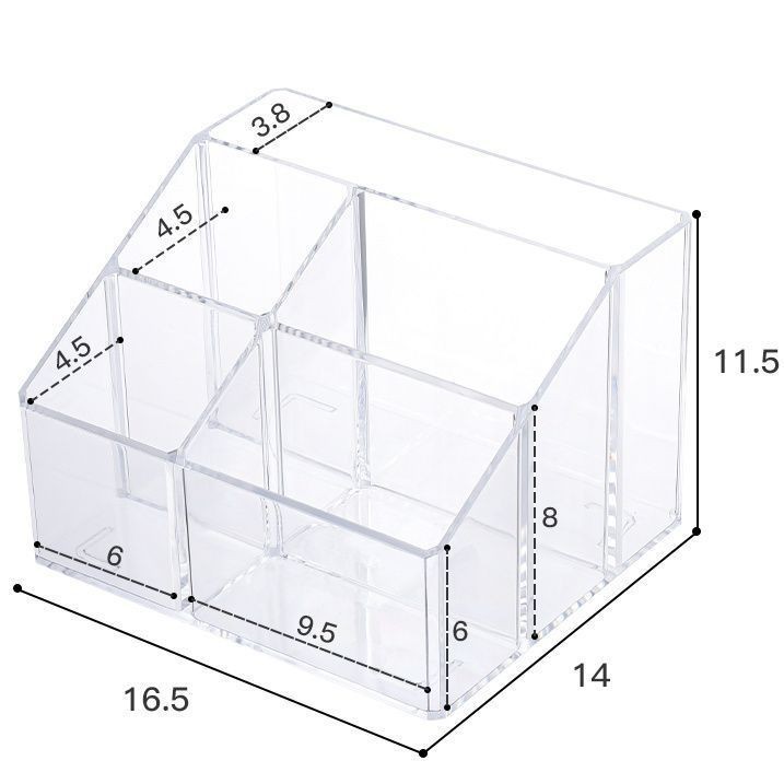 [HCM] Ống đựng bút trong suốt để bàn kệ đựng bút tiện dụng đa năng cho học sinh-TyHome