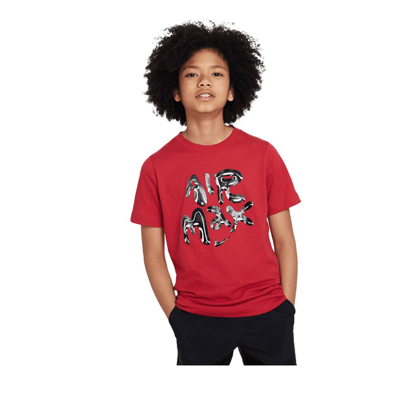 Áo thun nike air max boys' pre-school - varsity red
