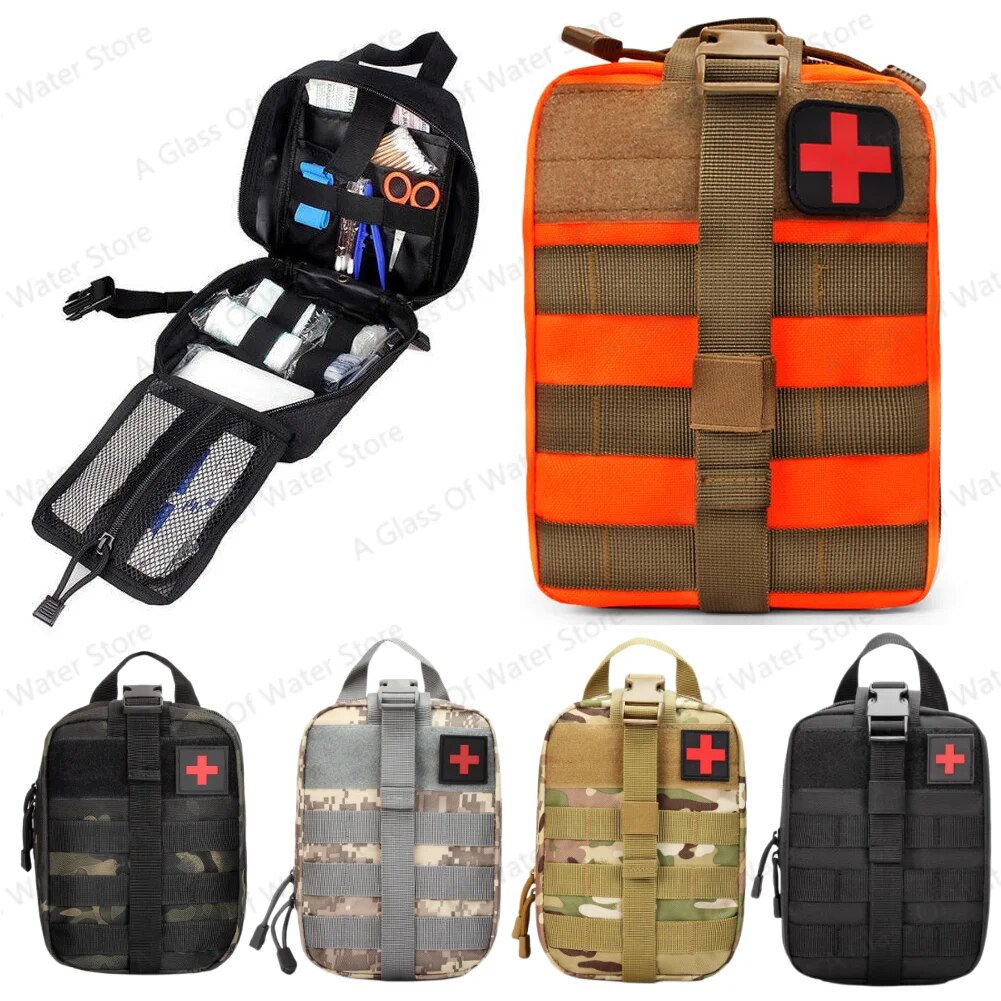 Cod Tactical Bag Survival Pouch Outdoor Medical Box Large Size SOS Bag Tactical First Aid Bag Medical Kit Bag Molle EMT Emergency