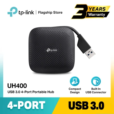 TP-LINK - UH400, USB HUB 3.0 4-Port Portable Hub