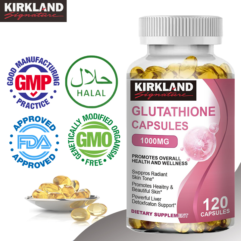 Kirkland Collagen With Glutathione Gummies For Skin Hydration & Whitening
