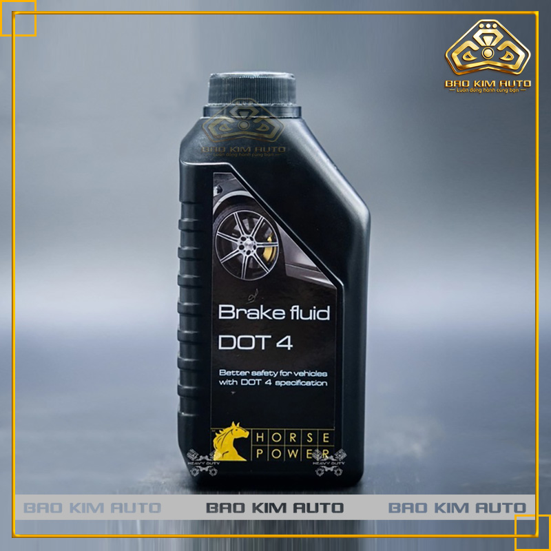 Dầu thắng / dầu phanh DOT 3 / DOT 4 Horse Power Brake Fluid cao cấp, chịu nhiệt cao, Made in Thailand (01 lít)