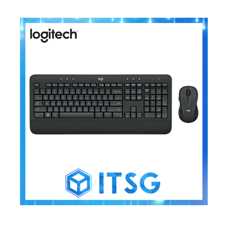 Logitech MK545 Advanced Wireless Keyboard and Mouse Combo with textured palm rest, media controls and adjustable tilt legs for the perfect typing position (Local 1 Yr Warranty) Singapore