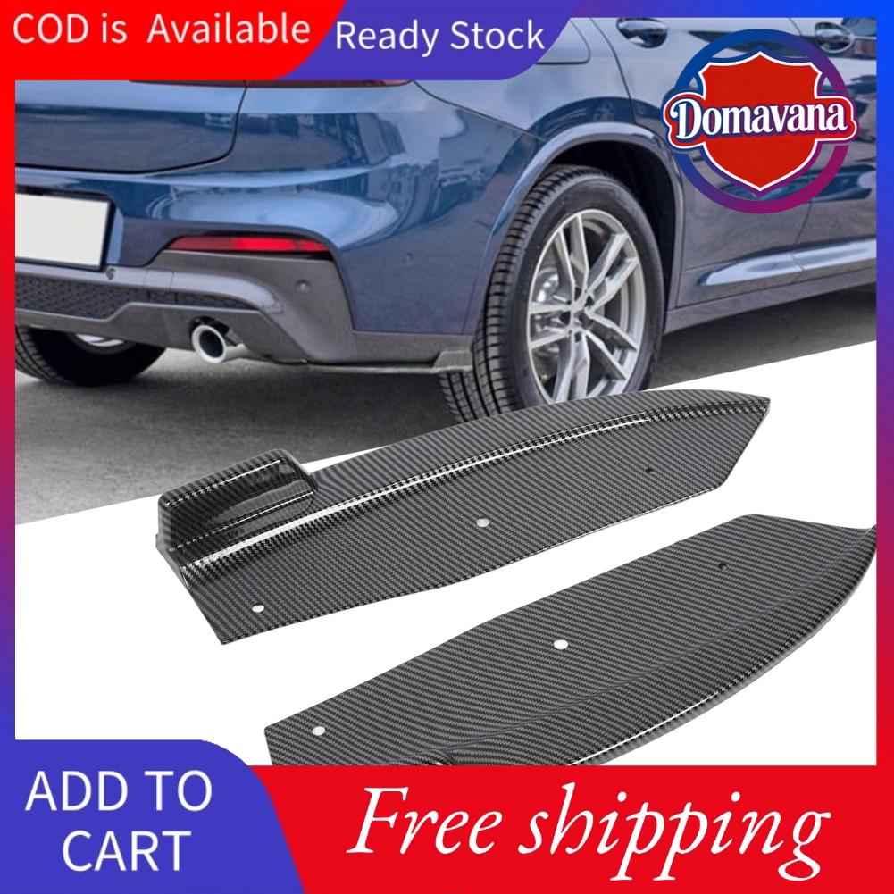 Domavana Dioche 2 Chiếc Cản Sau Môi Cánh Gió Khí Động Học Nhẹ Cằm Khuếch Tán Bộ Chia Cho X4 G02 MSport 2018-2021 (Phong Cách Sợi Carbon) Giá 604,000 Đồng*Miễn phí vận chuyển