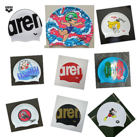 Arena ˉ Silicone Swimming Cap, One Size Fits All Adults and Children, Waterproof Hair Protection, High Elasticity, Suitable for Both Men and Women