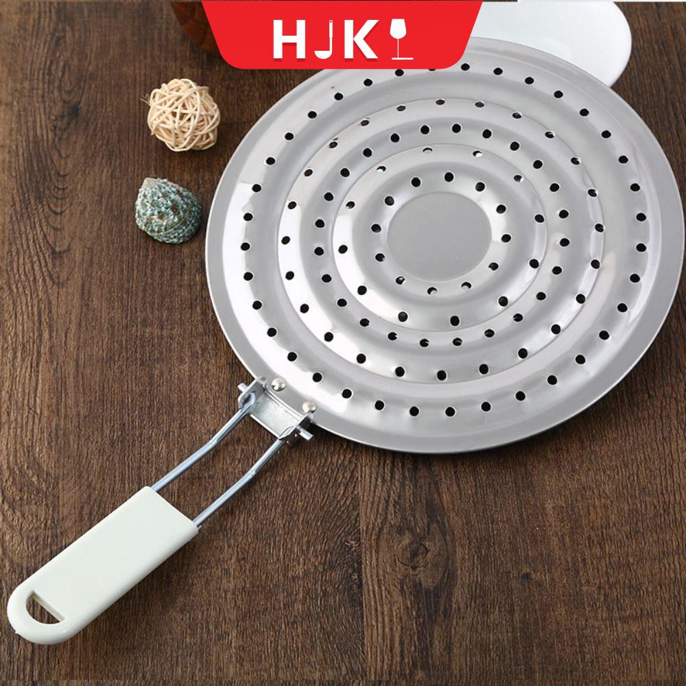 HJKL 8 inch Nấu ăn Thép không gỉ Sữa Treo Đóng mở Giảm tốc Đĩa Đun sôi Bảo vệ ngọn lửa Máy khuếch tán nhiệt