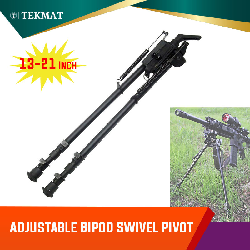 27" Bipod Rotatable Sling Swivel & 20mm Rail Adapter Hunting Adjustable 16" 
