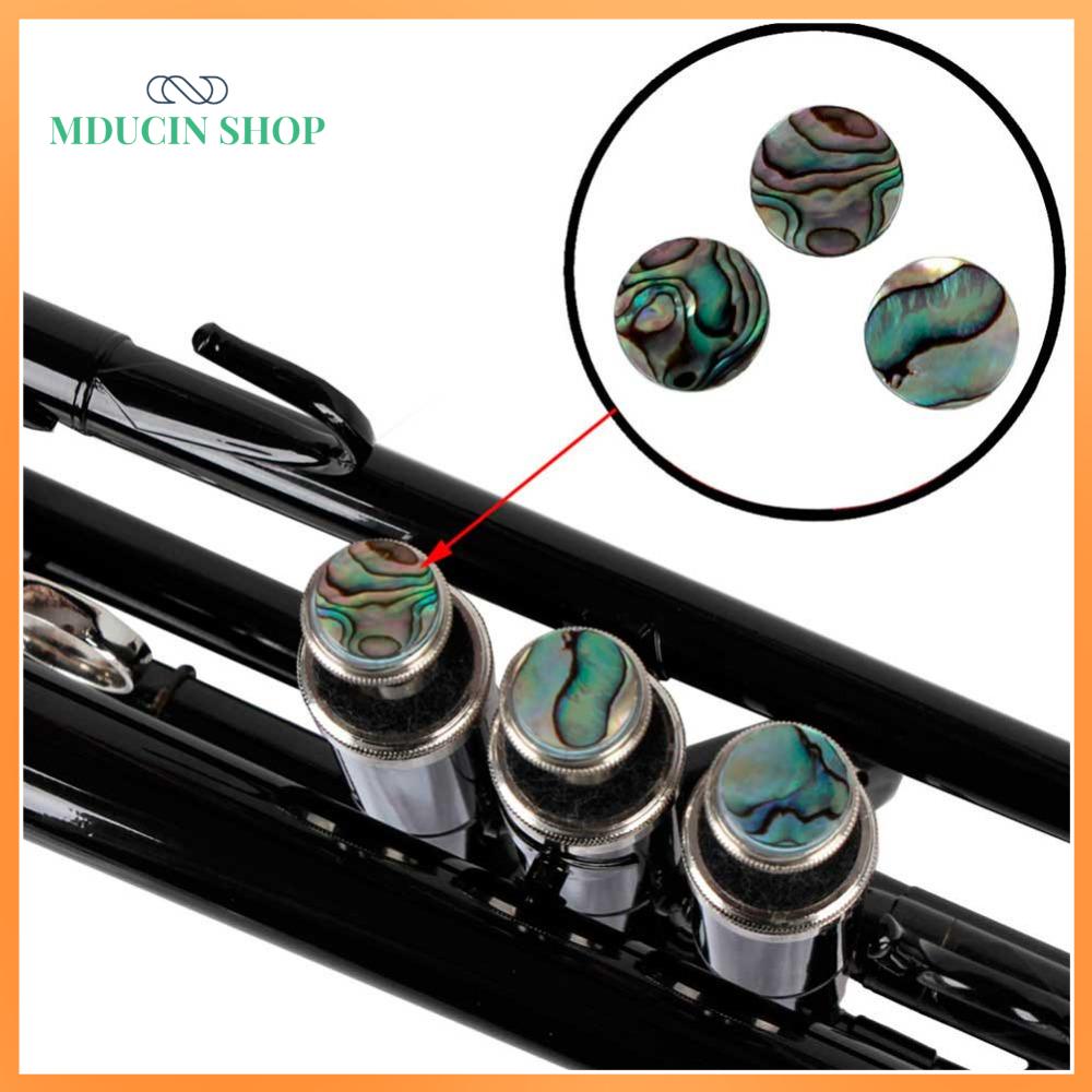 MDUCIN SHOP ​3Pcs ​ Đầy màu sắc Nút bấm kèn trumpet ​ Vỏ bào ngư ​ Phụ kiện cho người chơi kèn ​ ​ Phụ tùng thay thế cho kèn trumpet ​ Hữu ích Phụ kiện nút bấm ​ Nút áo bằng vỏ bào ngư ​ ​ Dành cho kèn trumpet ​