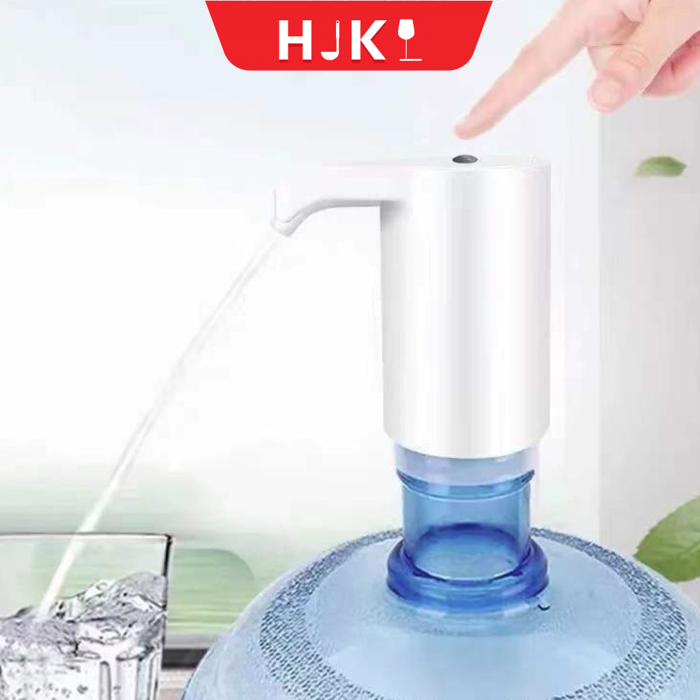HJKL Có thể sạc lại Máy phân phối nước điện Tiết kiệm lao động Nhựa Máy bơm nước uống Phụ kiện đồ uống Tự động Bơm xô gallon Ngoài trời