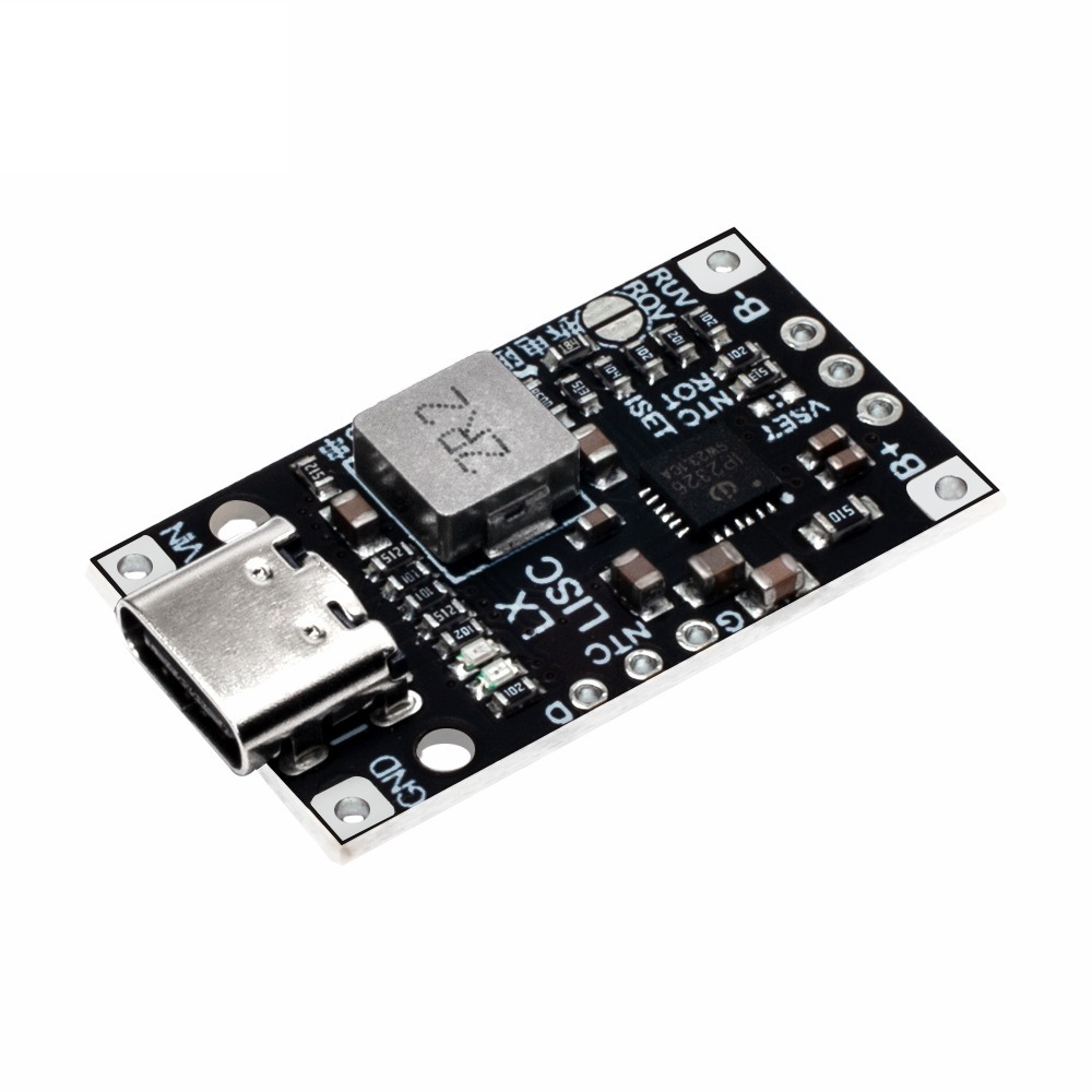 Iutre usb type-c 2-3s mô đun tăng sạc pin lithium bms 15w 8.4v 12.6v 1,5a bảng chuyển đổi tăng áp mô đun tăng áp 2s/3s type-c mô-đun chuyển đổi tăng áp pin lithium