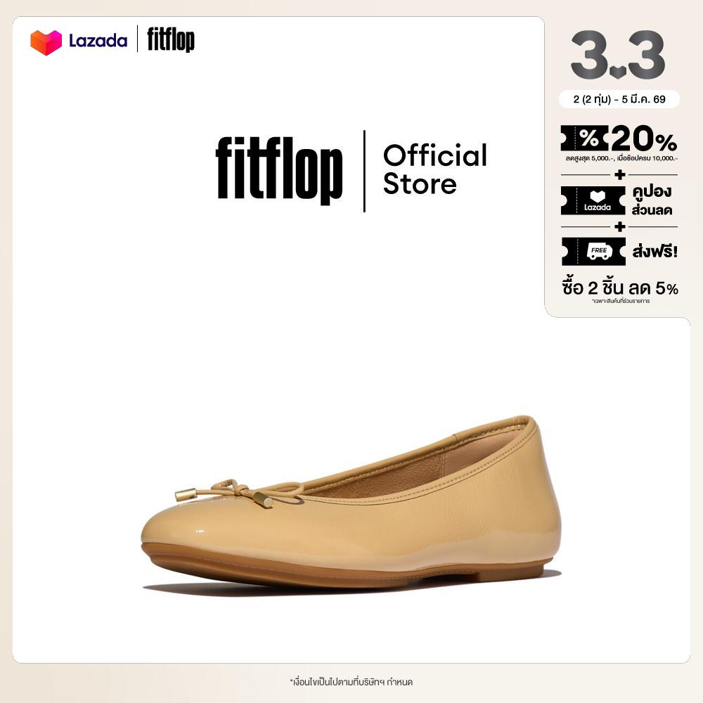 FITFLOP WOMEN DELICATO BOW PATENT BALLET A0K ราคา 4,491 บาท*ส่งฟรี