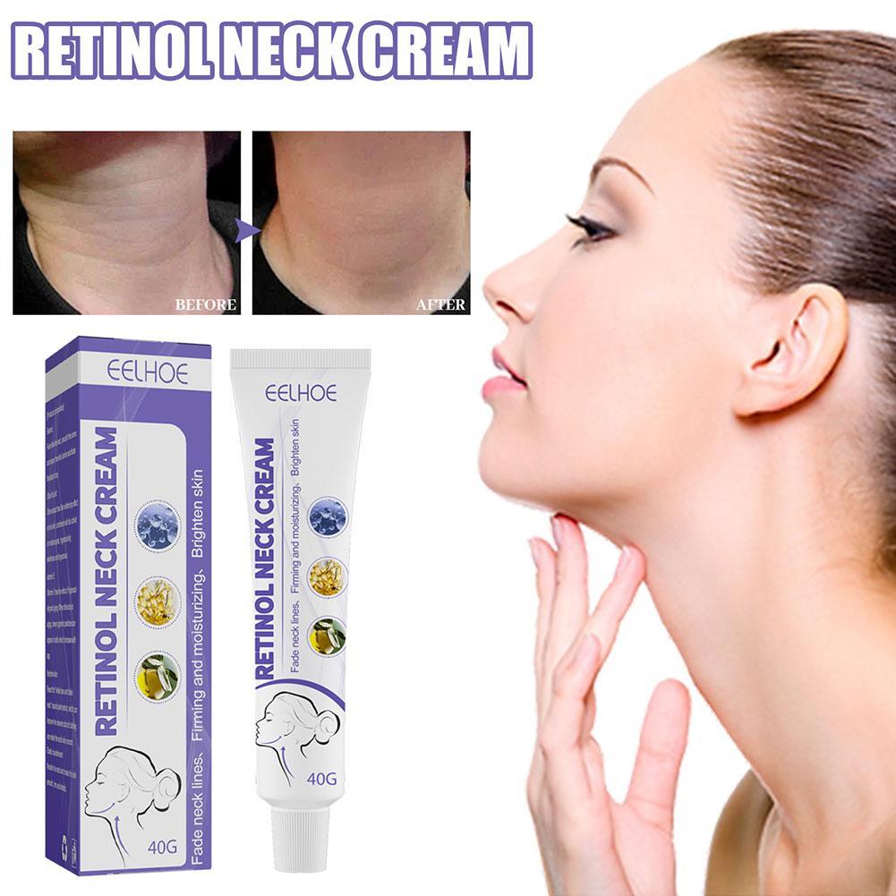 Retinol Neck Cream Skin Rejuvenation Firming Skin Moisturizing Skin Neck Care Beauty K8B6