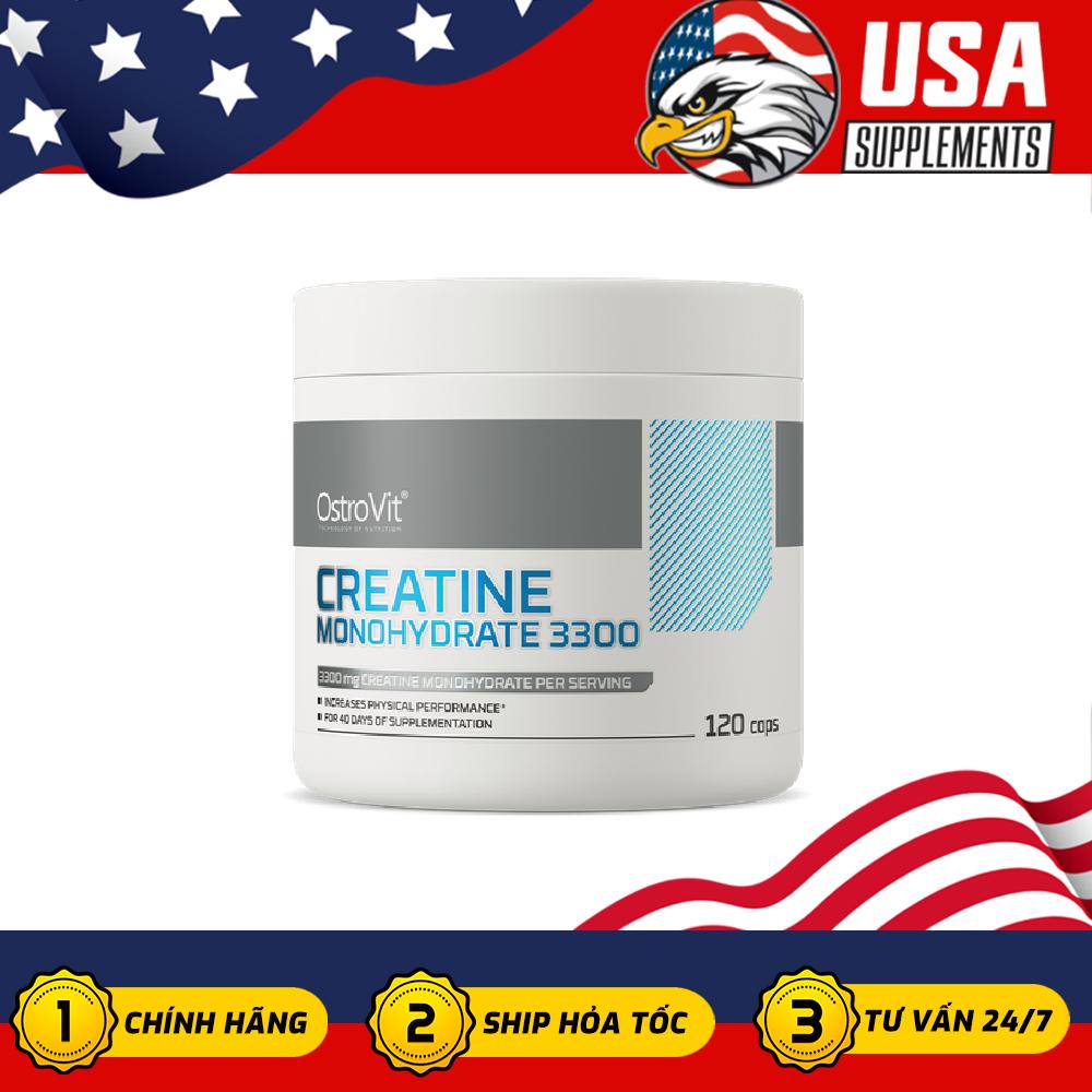 Tpbs Muscle Building Supplement Ostrovit Creatine Monohydrate 3000/3300Mg (120 Tablets)