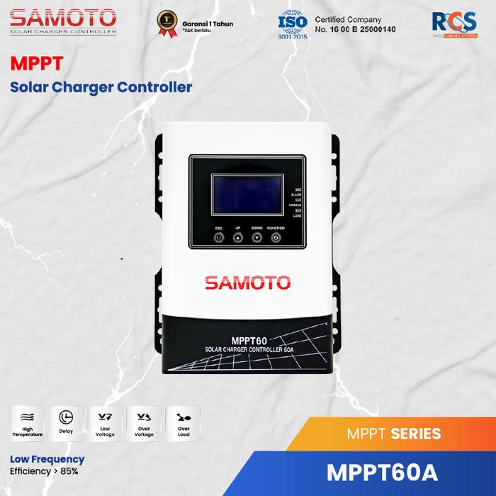 CHARGER SOLAR PANEL CONTROLLER PANEL SURYA MPPT 60A TENAGA SURYA-Majuterus02 Harga 2,260,000 rupiah*Gratis Ongkir