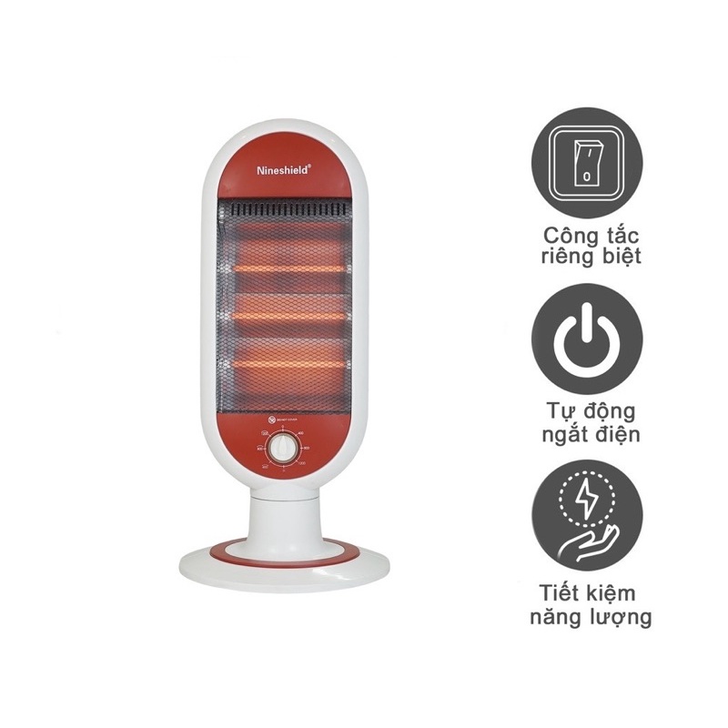 Máy sưởi Halogen Nineshield NS05SH, Máy sưởi gốm Nineshield NS06SG