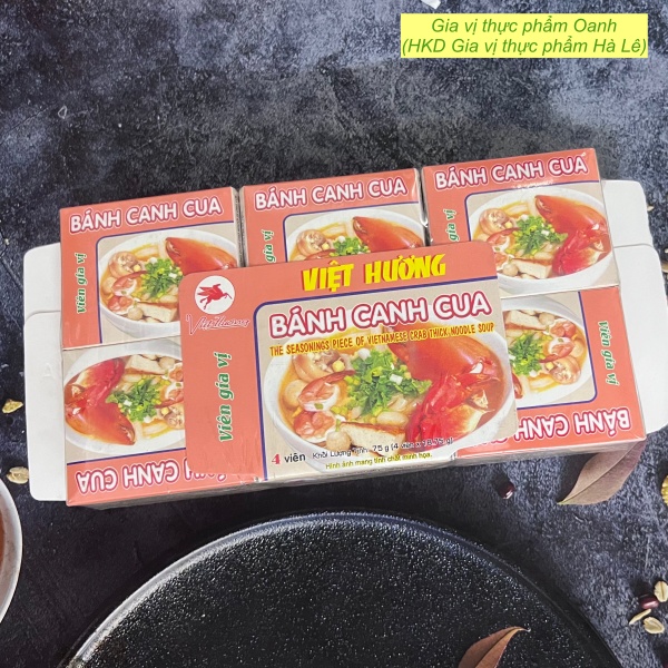 Viên gia vị BÁNH CANH CUA Việt Hương (Lốc 12)