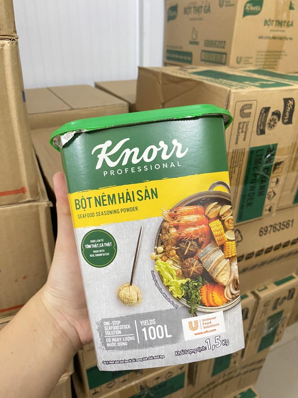- bột nêm hải sản knorr 1,5kg