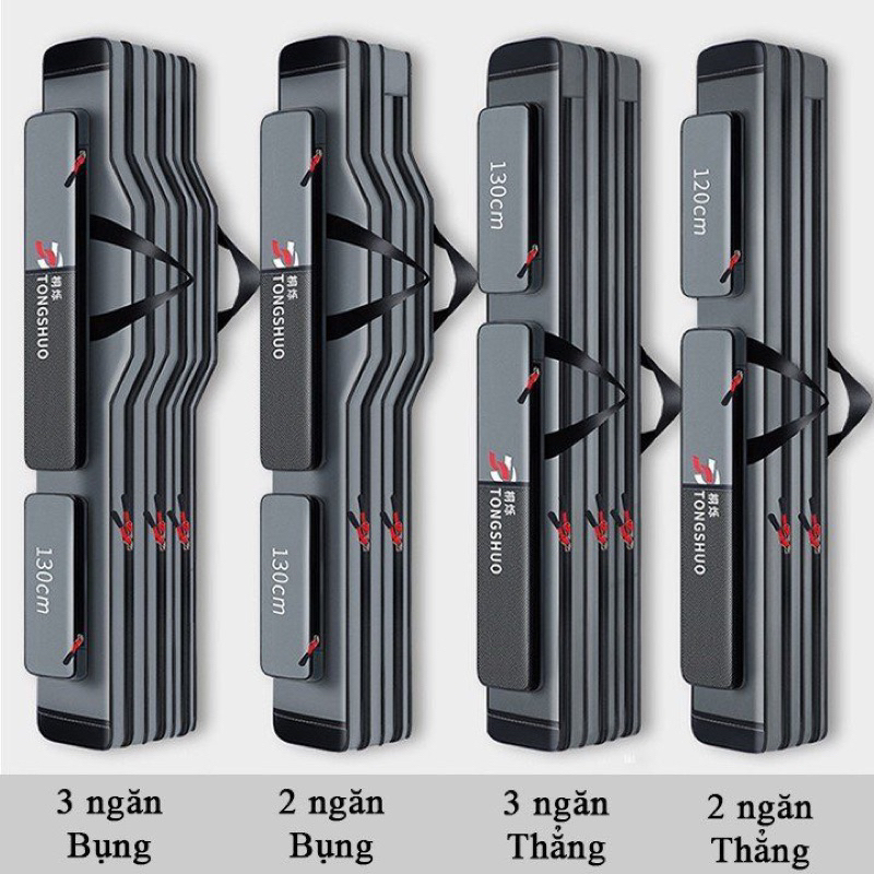 Bao đựng cần xám đựng đồ câu túi đựng đồ câu ( 2 ngăn 3 ngăn ) giá tốt