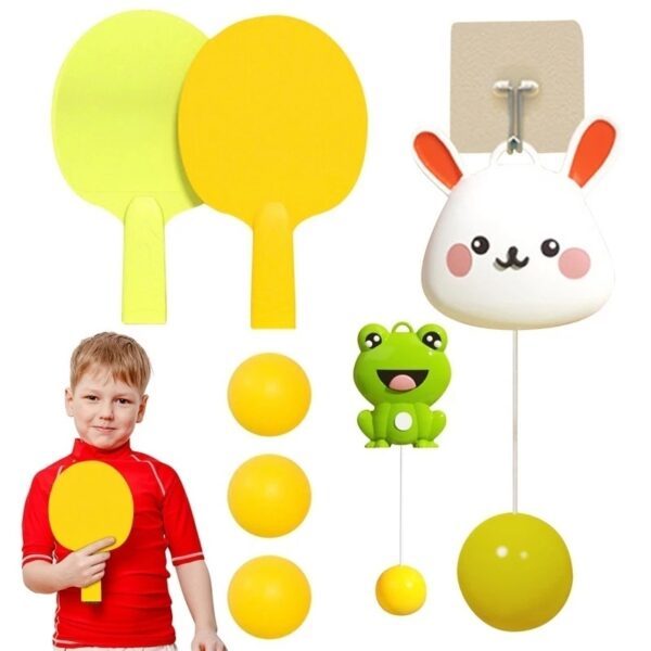 Bộ đồ chơi bóng bàn gắn treo tường trong nhà tăng khả năng phản xạ cho bé
