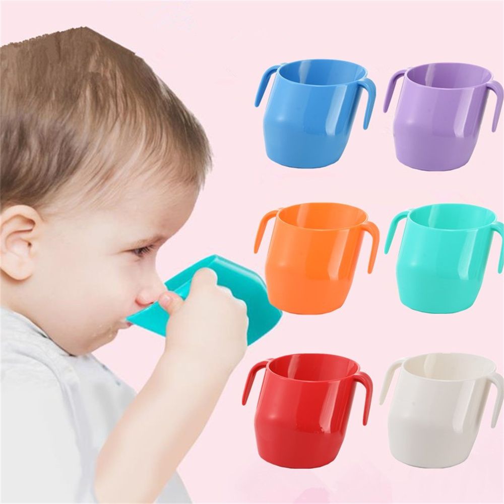 GLEOITE Infant Learn To Drink Wash Cup Training Cup Tumble Resistant Water