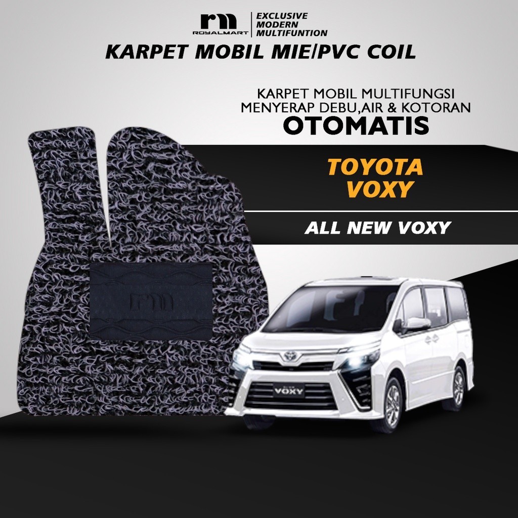 ROYAL MART Karpet Mobil Mie Premium TOYOTA VOXY 2017-2021 Full Set Bergaransi Giá 2,456,000 Đồng*Miễn phí vận chuyển