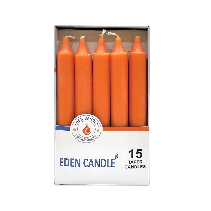 Nến thơm cao cấp nến thơm taper Eden Candle Hộp 15 nến FTRAMART EDC2317 nến cháy 4 giờ dùng decor phòng trang trí
