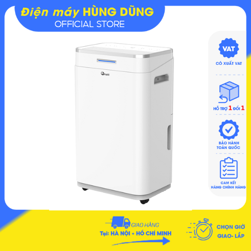 [ SHIP HỎA TỐC 2H TẠI HÀ NỘI ] Máy hút ẩm dân dụng 18L FujiE HM-918EC/HM-918EC-N bình chứa 6.5l kết nối WIFI thông minh