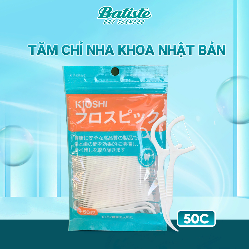 TĂM CHỈ NHA KHOA CAO CẤP NHẬT BẢN (Túi 50 chiếc)