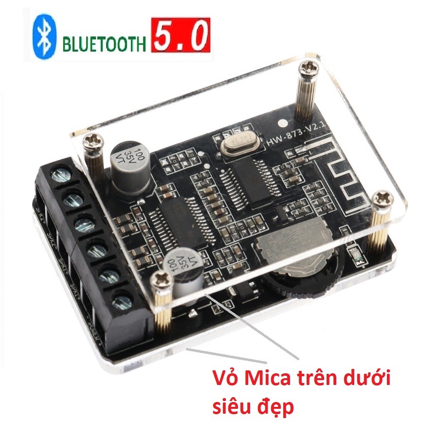 Mạch loa Bluetooth 5.0 15W + 15W Bass mạnh Mạch Khuếch Đại Âm Thanh Chế loa nghe nhạc Bluetooth 2 kênh XY-P15W LK247