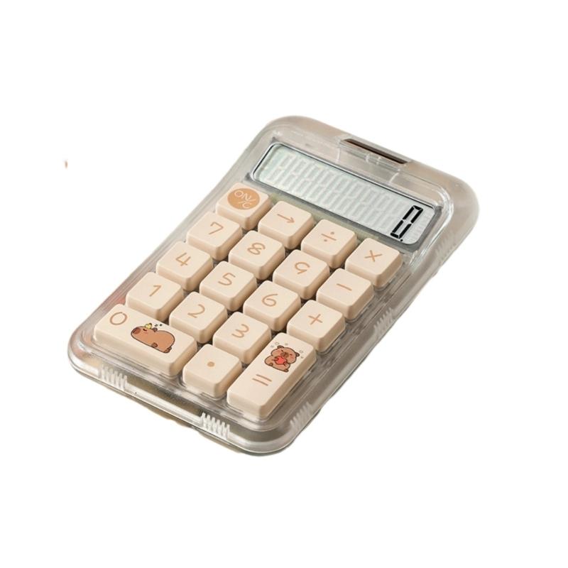 High appearance portable Transpicuous shell Capibala small sugar calculator - 3