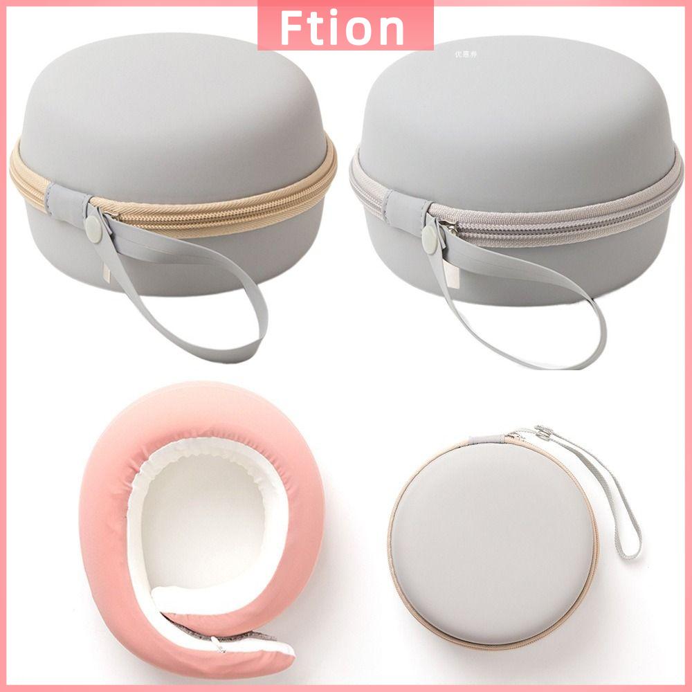 FTION Tròn Vỏ gối cổ chữ U Cứng Eva Túi đựng đồ 2024 Nghỉ trưa Hộp Gối cao su non Du lịch