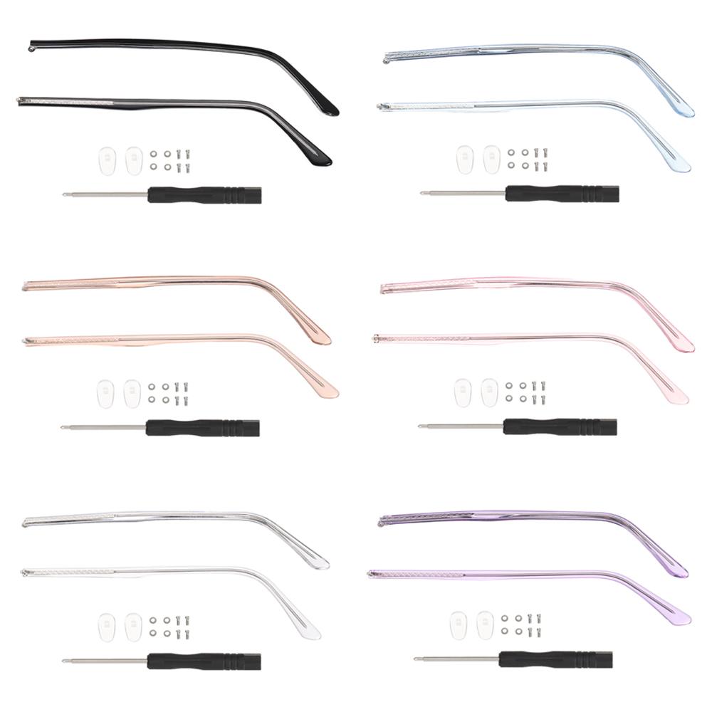 SUCHIC 1 Pair loại Công Cụ sửa chữa Chống-Trượt Kính Phụ Kiện Kính Cánh Tay Cảnh tượng Khung Thay thế Chân