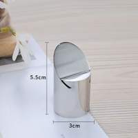 GUHEHARD Solid Card Holder Stainless Steel Funny Menu Memo Holder Insert Menu Folder Creative Number Sign Holder Table Number