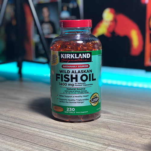 Dầu cá alaska kirkland signature wild alaskan fish oil 1400mg 230 viên của