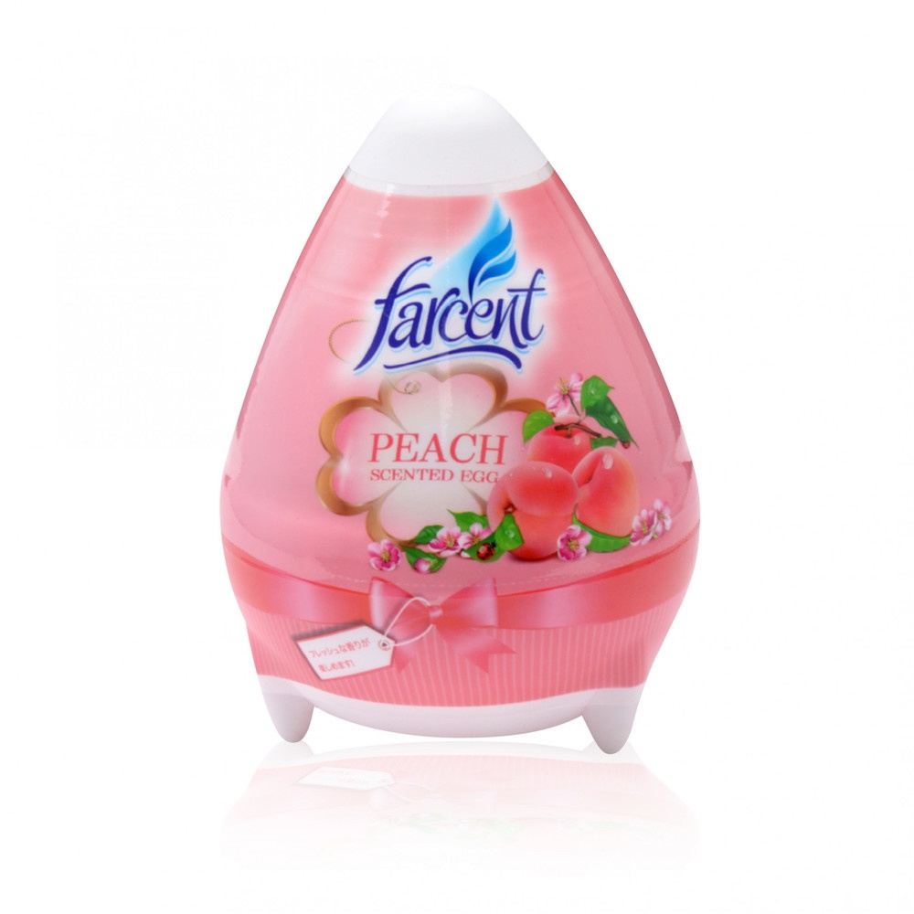 Global House FARCENT เจลปรับอากาศรูปไข่ กลิ่นพีช 170 กรัม รับประกันของเเท้ ราคา 98 บาท*ส่งฟรี