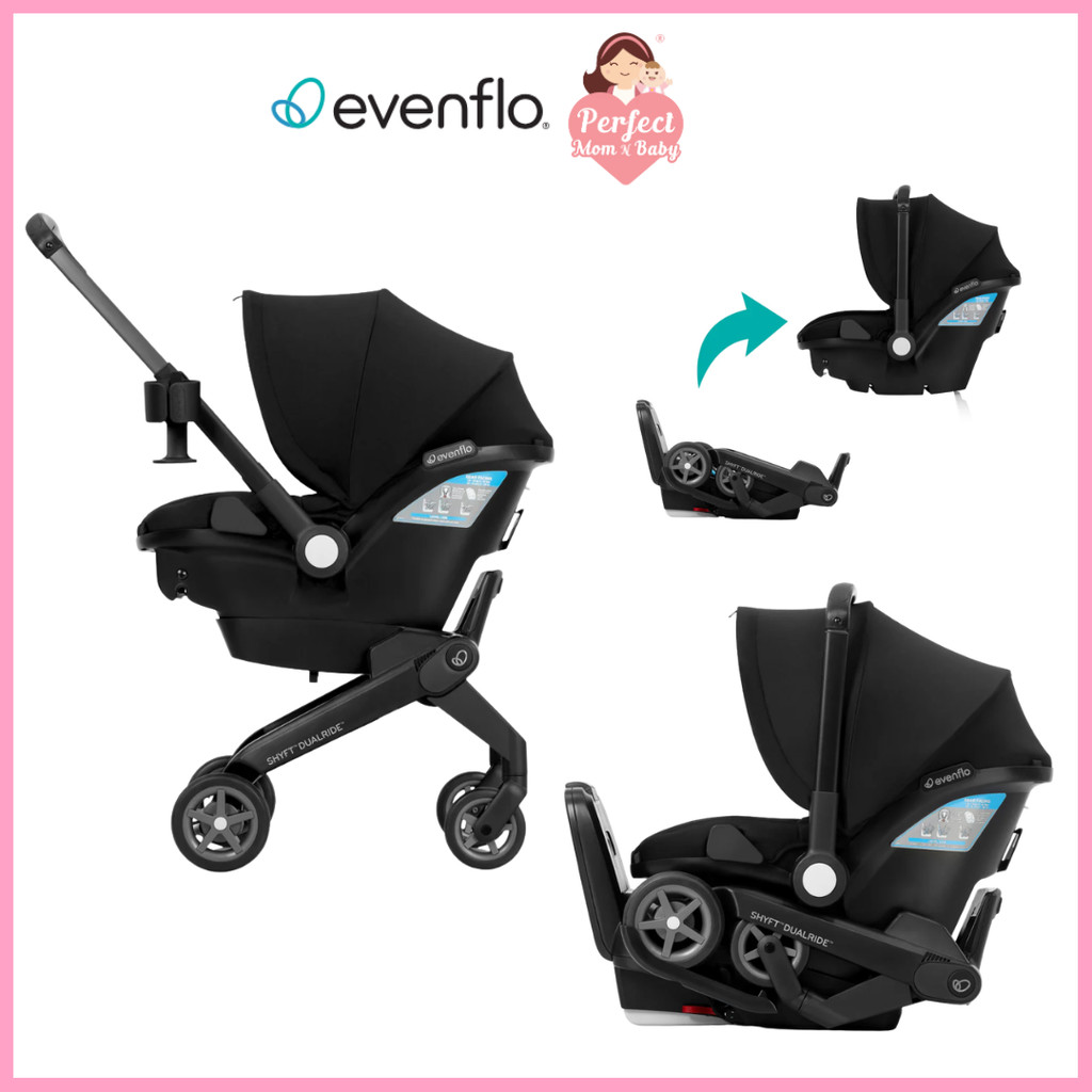 EVENFLO Shyft DualRide Infant Car Seat Stroller Combo