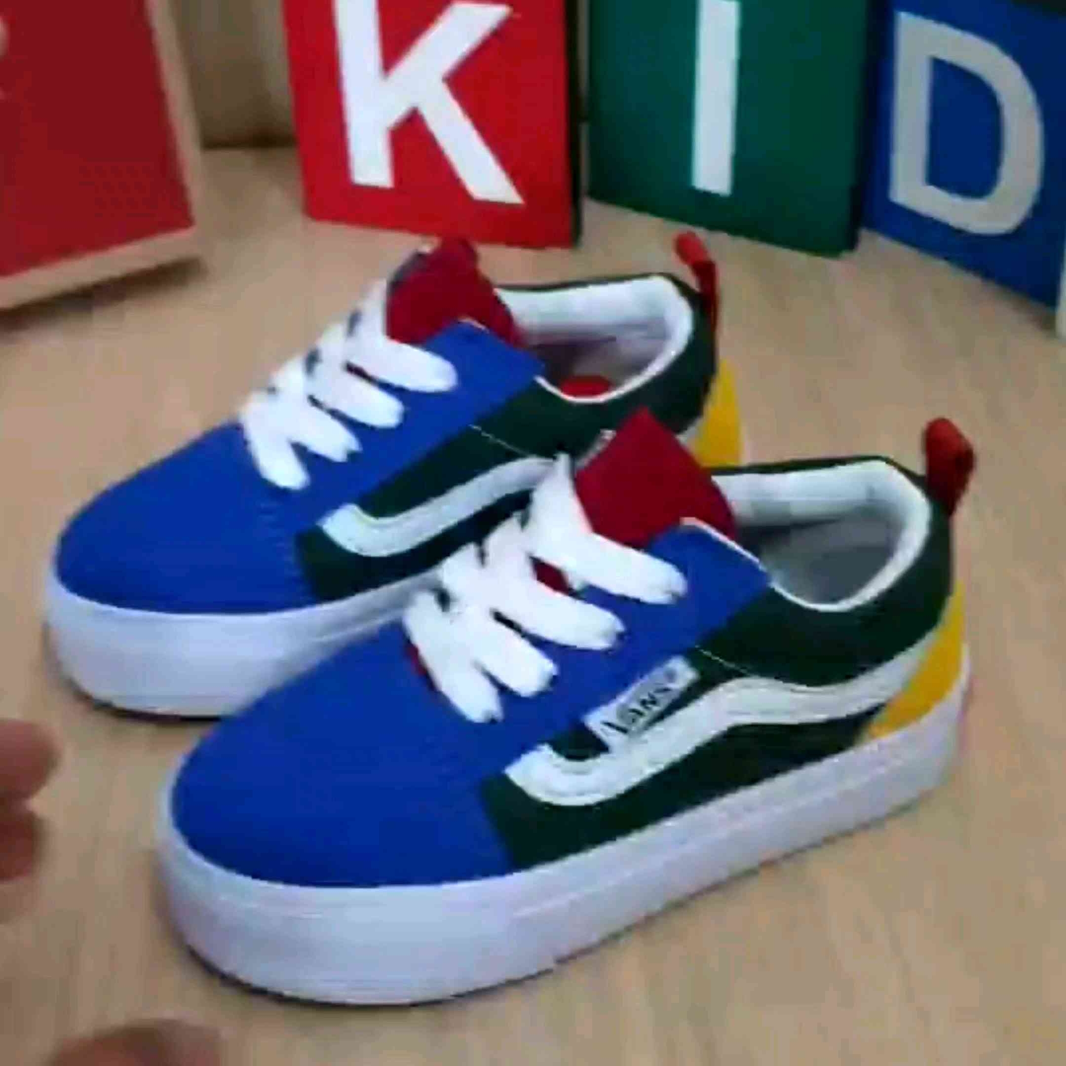 kualitas import.sepatu vans88 Anak Rainbow Mario.sepatu anak vans88 terbaru.sepatu anak laki laki.sepatu anak perempuan.sepatu anak cewe cowo.sepatu sneaker anak